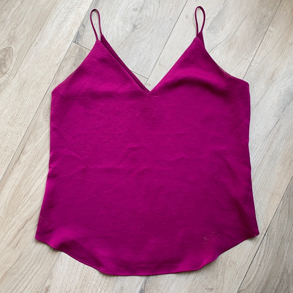 Express Jewel Tone Satin Cami (S) 💎